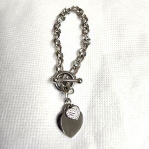 SS Heart Toggle Bracelet